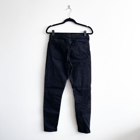 Banana Republic Women's Skinny Fit Denim Jeans Fade Resist Black Wash Size 29 - Picture 3 of 10